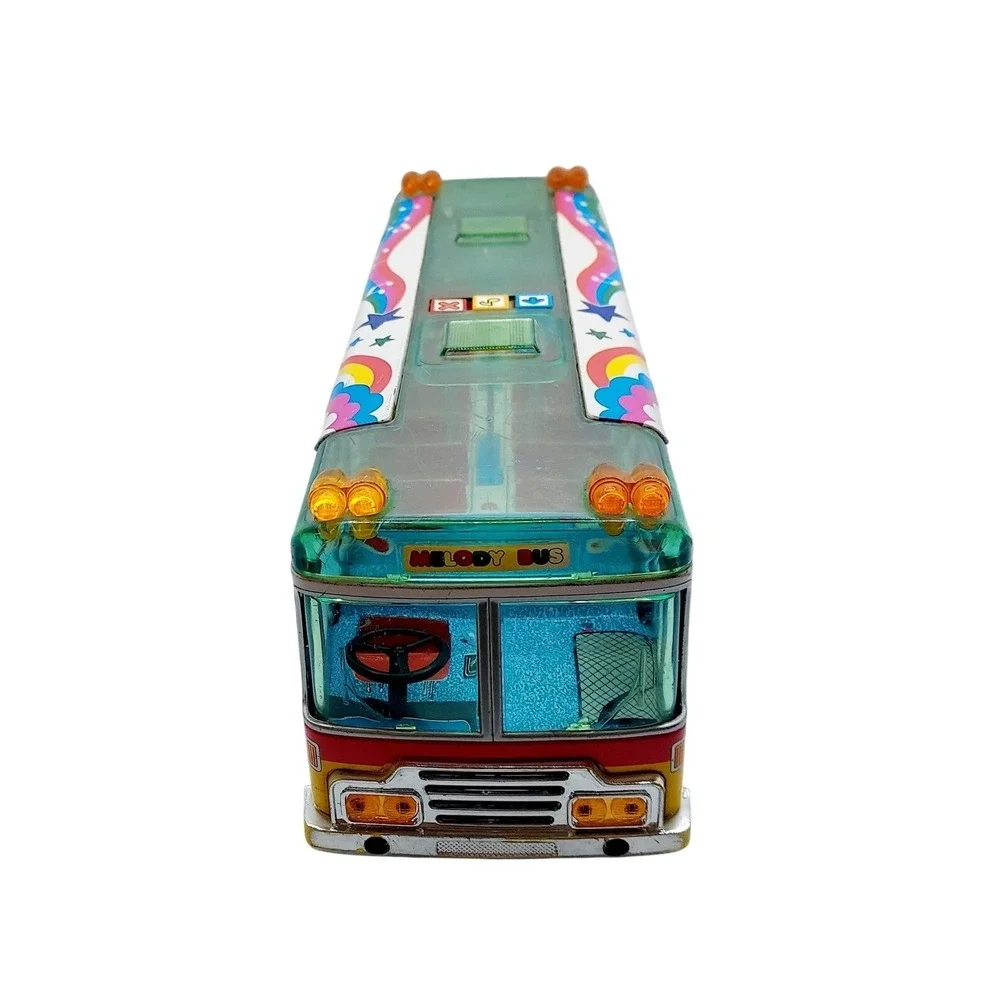 Vintage Alps Toy Japan Daiya Toy Tin Melody Bus